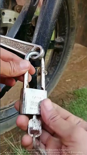 3-Minute DIY: Wrench to Lock—Upgrade Motorcycle Anti-Theft!
