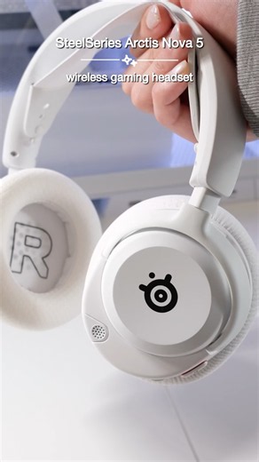 SteelSeries Arctis Nova 5 white🎧🤍 #steelseries #ゲーミングヘッドセット #ヘッドセット