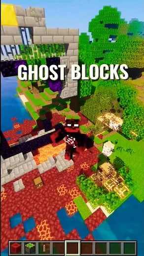 HowToMakeGhostBlocks #music #minecraft #ghost #fyp #trap #shorts