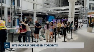 BTS opens pop-up shop at Toronto Eaton Centre