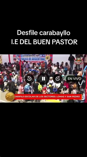 Desfile estudiantil I.E. Del Buen Pastor Carabayllo - 2014