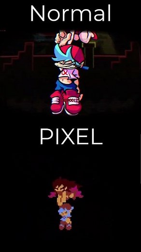 GF saving BF! /FNF MARIO MADNESS V2 (EDIT V2) (VERSION PIXEL VS NORMAL) (UPDATED BUILD) #shorts