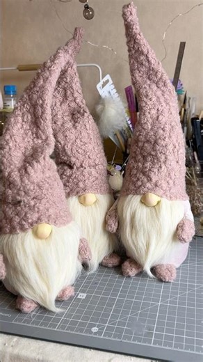 Sewing a Scandinavian gnome — magic in every stitch ✨ #gnome #scandinaviangnome #diygnome #viralsho