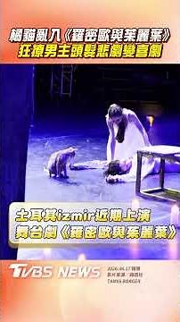 橘貓亂入《羅密歐與茱麗葉》伸爪狂撩男主頭髮「悲劇變喜劇」｜TVBS新聞‪@TVBSNEWS01‬