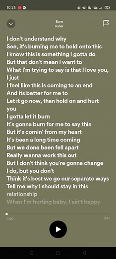 BURN By Usher Lyrics - Let It Burn Full Song