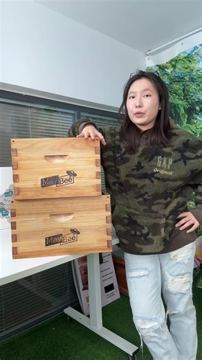 Beginner Beekeeping Zero Threshold! Deep Hive fits black frames, dovetail no extra reinforcement, waxed low-maintenance, 4-easy handles, free guide 24/7 suppor！#maybee#newbiebeekeepers #beekeepingequipment #FarmBeekeeping #beekeepingtools #newbeekeepertips #dovetailjoints