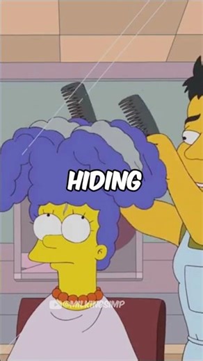 What’s REALLY Inside Marge Simpson’s Hair? #shorts