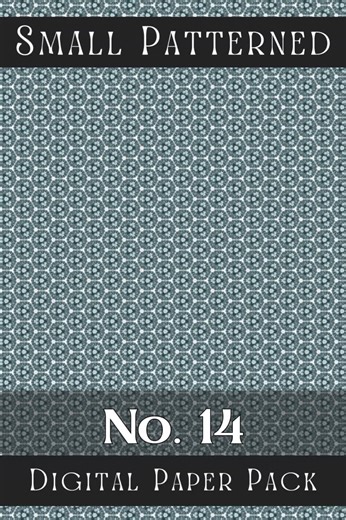 Small Patterned Digital Paper Pack No. 14 Printable small patterned digital paper pack in hues of blue, teal, sage green and cream. This 8 page digital paper pack with non directional small patterns is ideal for junk journal lovers, scrapbookers, and papercraft enthusiasts who want to add unique texture and style to their handmade creations. Featuring small-print patterned designs, this printable pattern paper set is perfect for layering, collage and creating cohesive art projects. 🎨 Perfect Fo