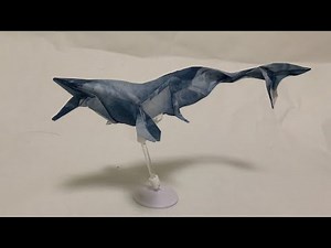 30분으로 끝내는 모사사우루스 종이접기origami Mosasaurus