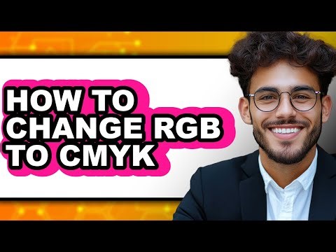 How to Change Rgb to Cmyk - Step by Step