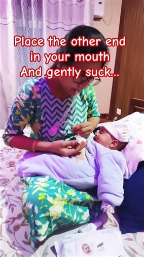 How to remove baby’s nasal mucus safely at home 🤍