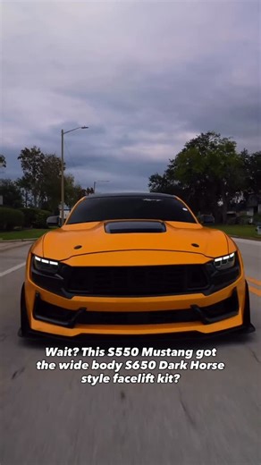 i-5autohaus on Instagram: "Not trying to be an S650. Just proving the S550 deserves the best upgrade. The new wrap is absolutely fabulous @wraptors.orlando Check out @maka7_s550 2018 Mustang GT completed its ultimate front end upgrade with @i5_autohaus S650 Dark Horse-inspired Wide Body Front End kit! The new kit consists of: - Wide Body Front Bumper Assembly (Including the Signature Lights and GT500 Style Winglets) - S650 Style LED Headlights - Wide Body Aluminum Fenders - Raised Aluminum Vente