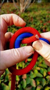 Red & Blue Fusion! 🔴🔵 The Most Reliable Way to Link Two Ropes