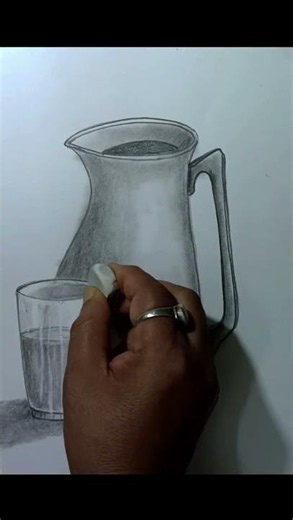 Still life drawing in pencil shade Artist Pradip Pal Tutorial ❤️#shortsyoutube #pencilart
