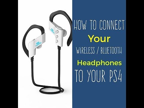 How To Connect Any Wireless/Bluetooth Headset To your PS4