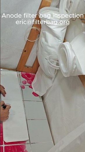 anode filter bag inspection #filterbag #filterbags