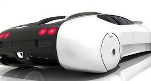 Un bateau, un jet privé et un hélicoptère mixés dans une Bugatti Veyron futuriste