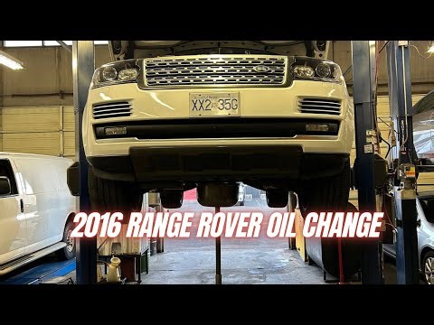 2015-2019 Range Rover V8 oil change DIY