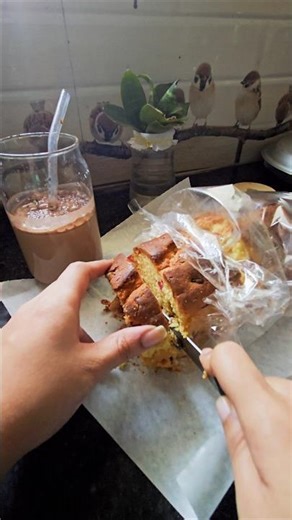 Calm winter morning — ☕️ASMR coffee & cake edition. 🤎 Winter comfort ❄️🧣