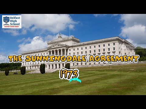 WHAT WAS THE SUNNINGDALE AGREEMENT?
