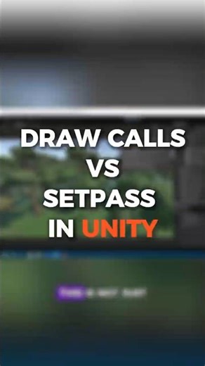 Why SetPass Calls Are Destroying Your FPS In Unity #unity #gamedevelopment #unitytutorial