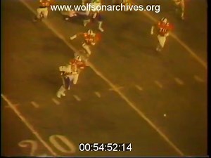 November 26, 1977: On this day 47 years ago, the Florida Gators defeated the Miami Hurricanes 31-14 in front of 30,662 fans at the Orange Bowl. The Gators were led by wishbone quarterback Terry LeCount who had a touchdown pass to Wes Chandler. It was Florida's 7th consecutive victory against Miami. This raw footage is from the Lynn and Louis Wolfson II Florida Moving Image Archives #orangebowl #GoCanes #GoGators #wolfsonarchives | Ghosts of the Orange Bowl