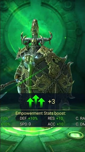 Empowering My Trumborr To +3 Empowerment In RAID Shadow Legends
