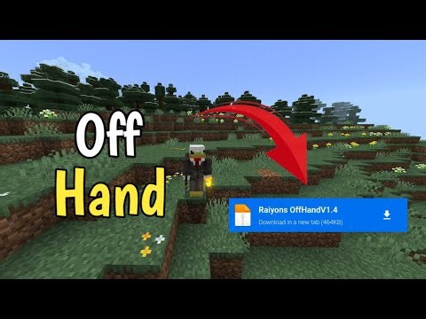Off hand mod for MCPE/BE