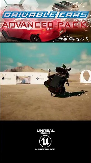 UE5 Drivable Cars: Advanced Pack. GTA vehicle physics, damage & interaction for Unreal Engine #ue5