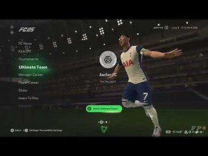 FC 25 PS5 Next Gen Gameplay 4K HDR 60FPS - Ultimate Team FULL WALKTHROUGH