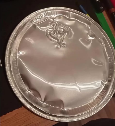 Did a little embossing on a tin foil platter Worked quite well, might paint some black on it tomorrow and rub it off the raised areas, see if it brings out the detail 👍 Interesting idea though that's got potential... #retrovandal #embossing #emboss #Embosser #tinfoil