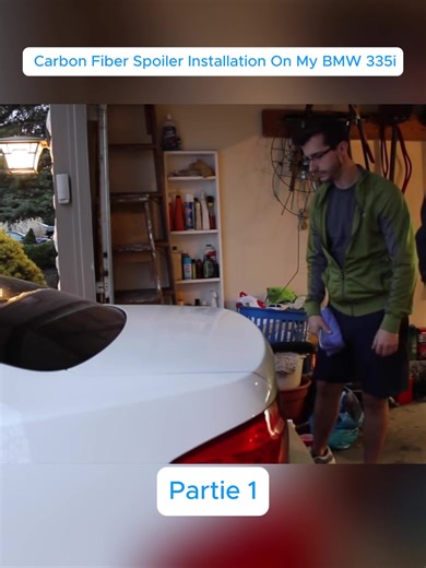Carbon Fiber Spoiler Installation On My BMW