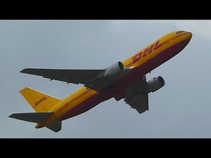 *INCREDIBLE SOUND* DHL (ABX Air) Boeing 767-231(BDSF) [N651GT] Takeoff from PDX
