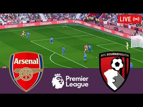 🔴Arsenal vs bournemouth LIVE⚽ Premier League 2025/2026 Full Match - Simulation Video Games