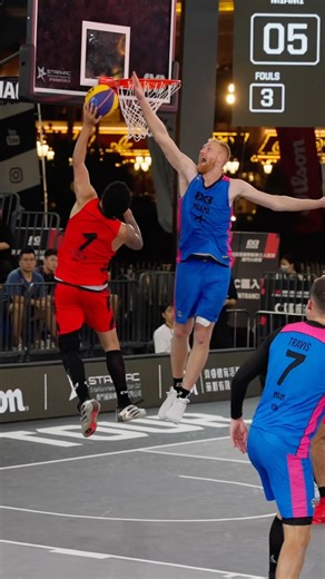 Big Cinny declined that one! 🚫🇺🇸#3x3WTMacau #3x3WT