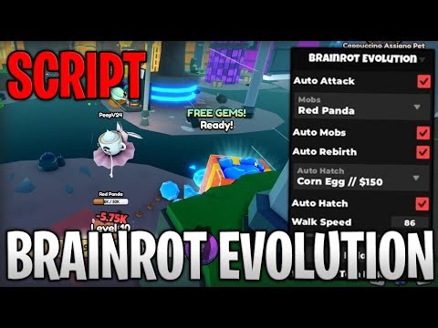 [NEW] Brainrot Evolution Best Script Auto Farm, Auto Attack & Rebirth Roblox 2025