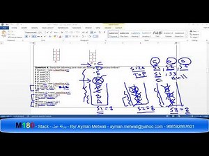 M180 Stack Work Sheet