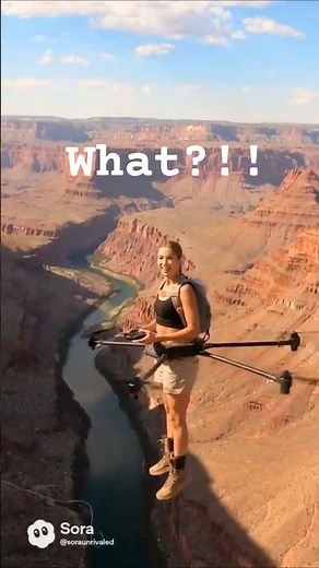 New Human Drone Tested…Over the Grand Canyon 😳#drone #shocking