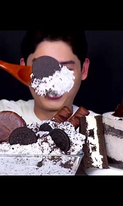 #bonggil #bonggil_asmr #bigbites #mukbang #oreocookie #cream #cake #oreoice #favoritemukbanger #explor | BongGil ASMR reels