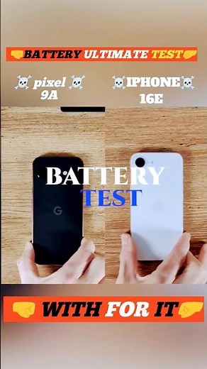 ☠️🪫PIXEL 9a VS IPHONE 16e- BATTERY ULTIMATE TEST 📱
