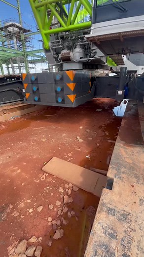 Persiapan Erection vessel 200 ton. #Zcc800 #kobelco300