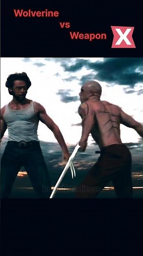 Weapon X vs Wolverine Fight | Victor’s Shocking Entry #shorts #edit