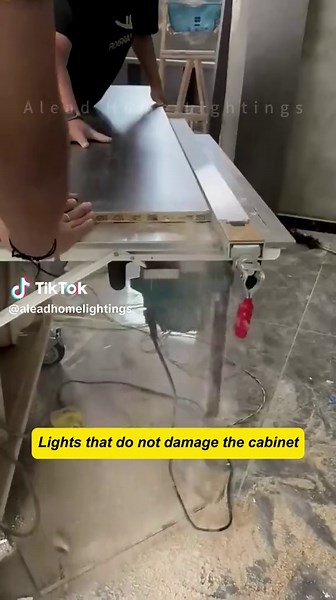 Minimalist Ultra-Thin Layered Cabinet Lighting Solutions