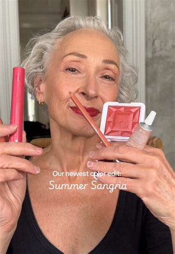 Meet your new summer obsession 🍷 Summer Sangria Color Capsule. A limited-edition collection of five RMS icons inspired by the rich, fruit-forward hues of sangria: -Crystal Slipper Legendary Lip Oil -Tundra Taupe Cashmere Matte Eyelights -Sangria Hydra Powder Blush -Audrey Legendary Serum Lipstick -Daytime Nude Go Nude Lip Pencil #rms #rmsbeauty #cleanbeauty
