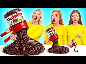 Big, Medium and Small Plate Challenge | Tasty Food Tricks by Multi DO Challenge