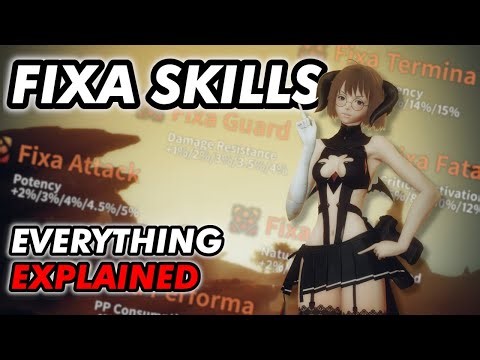 [PSO2:NGS] What Are Fixa Skills?