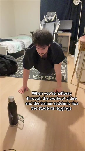 Unexpected Leggings Incident During Workout Video