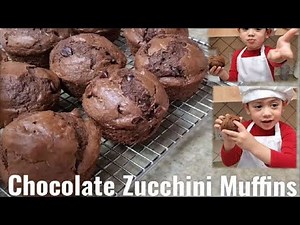 Chocolate Zucchini Muffin Recipe - Easy and Delicious - 3yr Old Marceli Recipe