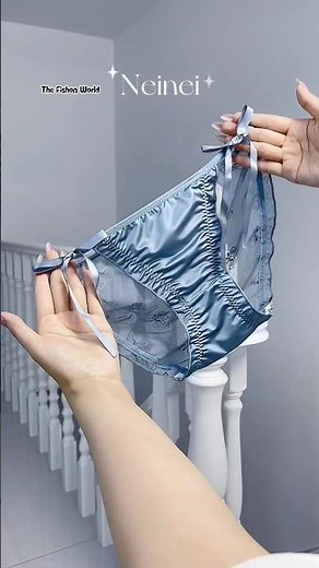 💙 Soft Lace Panty Review | Comfortable & Stylish Women's Underwear #shorts #vairalshort #penty