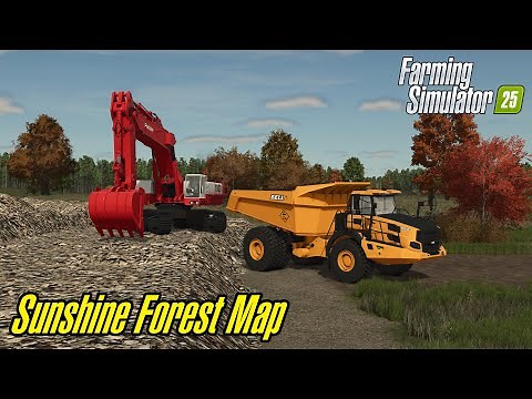 Farming Simulator 25 🚧 New Sunshine Forest Map FSM Edit 🚧 Episode 1 - Close Look 👷‍♂️